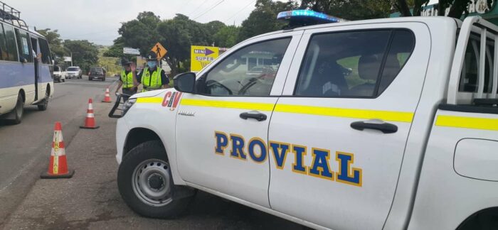 Provial reporta bloqueo en carretera centroamericana 14