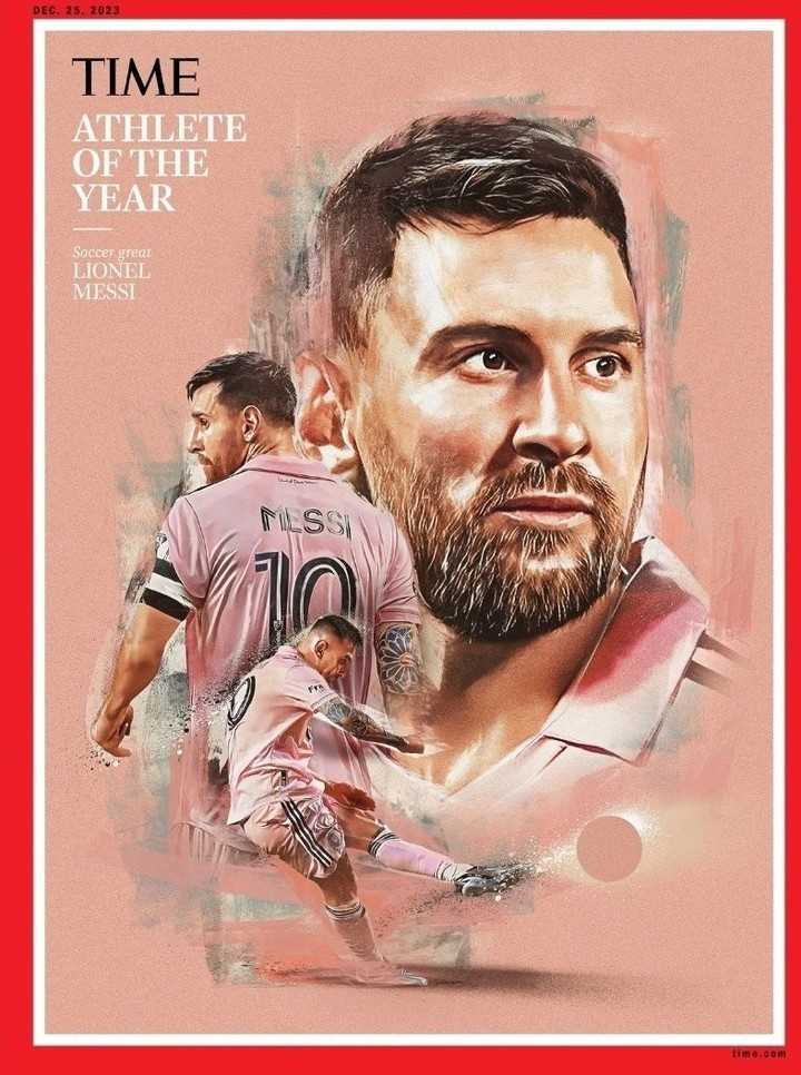El futbolista argentino Lionel Messi es elegido como el Deportista del Año por la reconocida revista Time. Foto: AFP