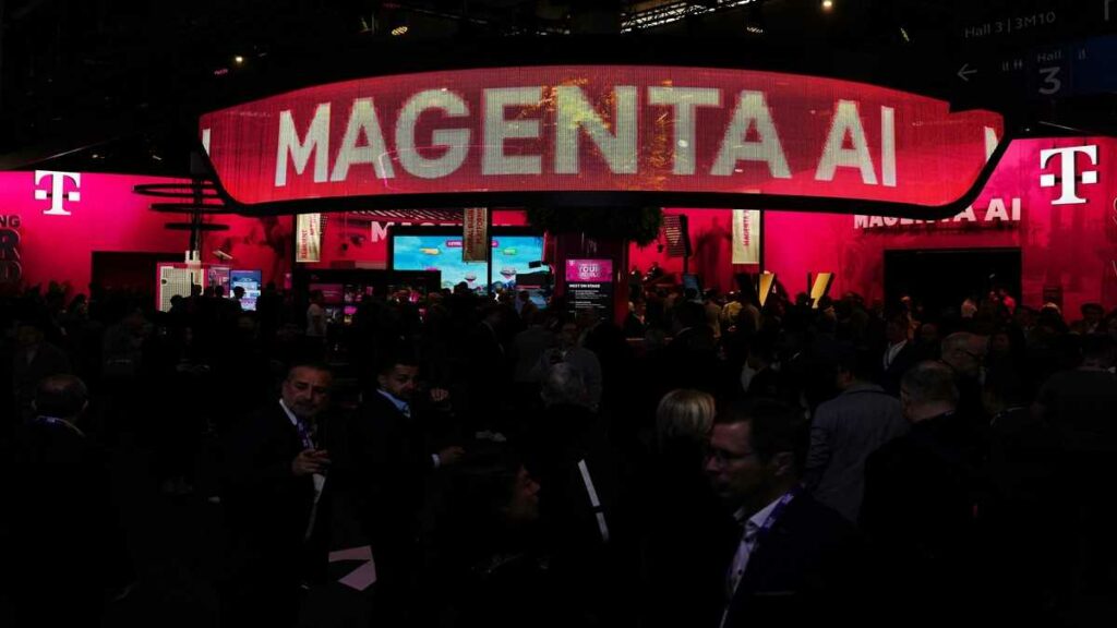 El Congreso mundial de la telefonía móvil (MWC), cita clave del sector de las telecomunicaciones, arrancó en Barcelona. Foto: AFP