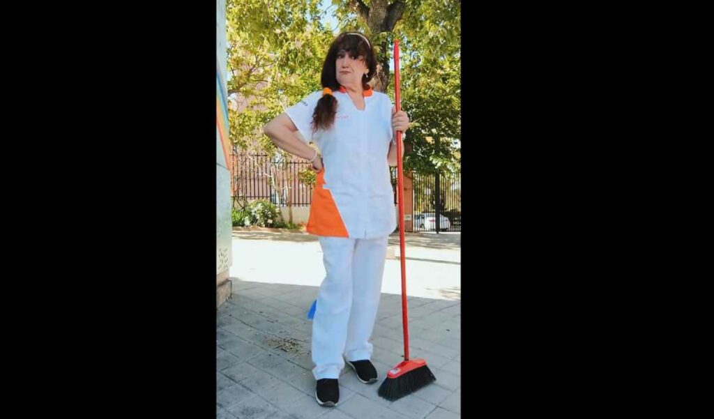 Se convirtió en una de las mujeres más buscadas por diversos medios de comunicación en España. Foto: Captura de Video