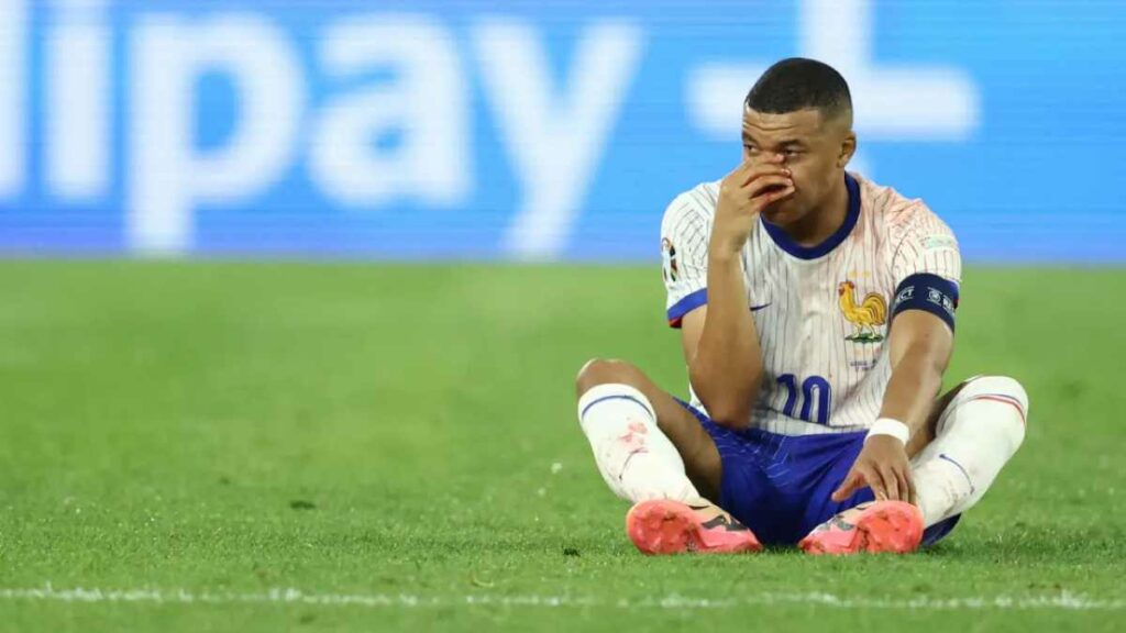 ¿Cuándo volverá a jugar Kylian Mbappé en la Eurocopa-2024? Después de la fractura en la nariz. Foto: AFP