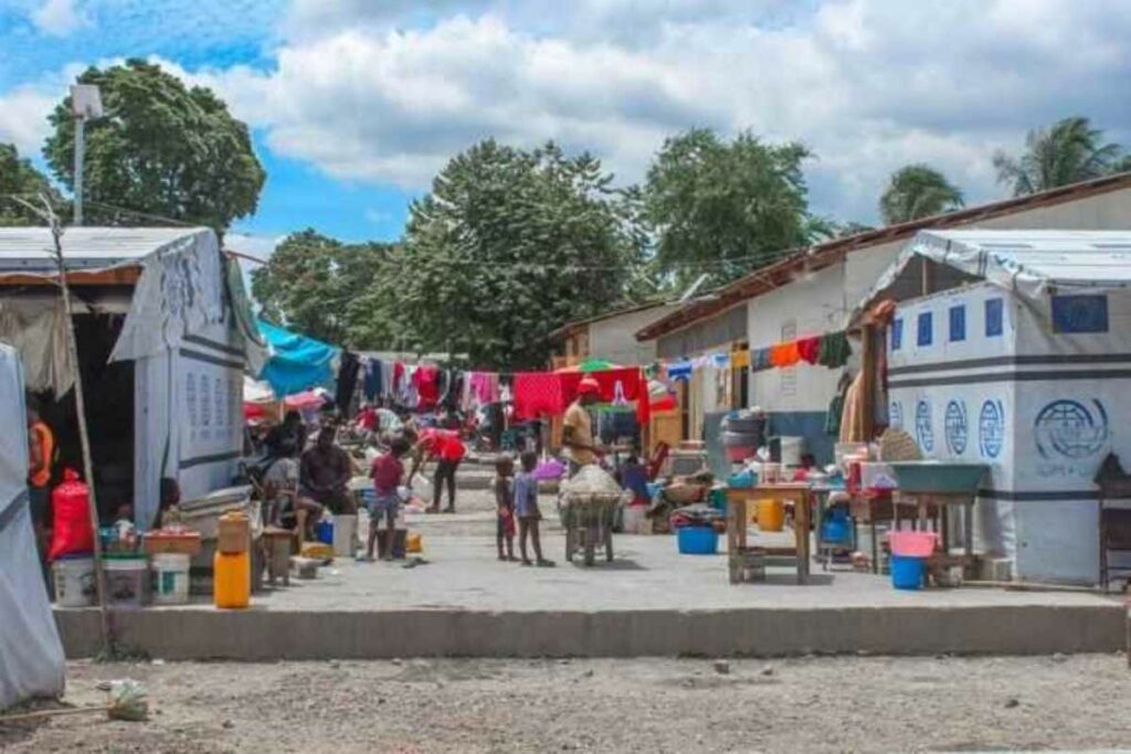 La cantidad de desplazados internos en Haití aumentó 60 por ciento en los últimos tres meses. Foto: AFP