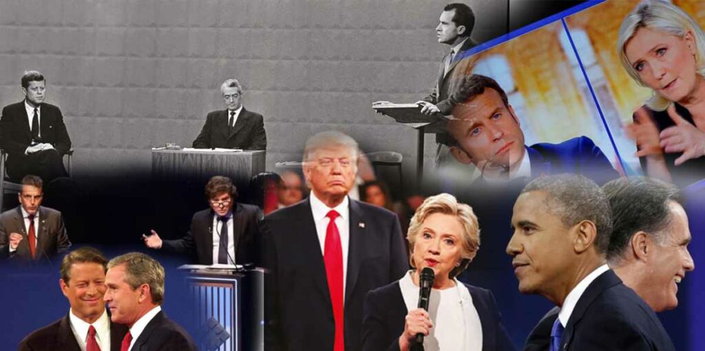 Más de 60 años de debates presidenciales en Estados Unidos han dejado una larga lista de momentos inolvidables.