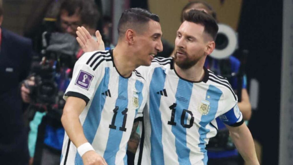 La selección argentina que buscará revalidar en Estados Unidos la Copa América conquistada en Brasil-2021. Foto: AFP
