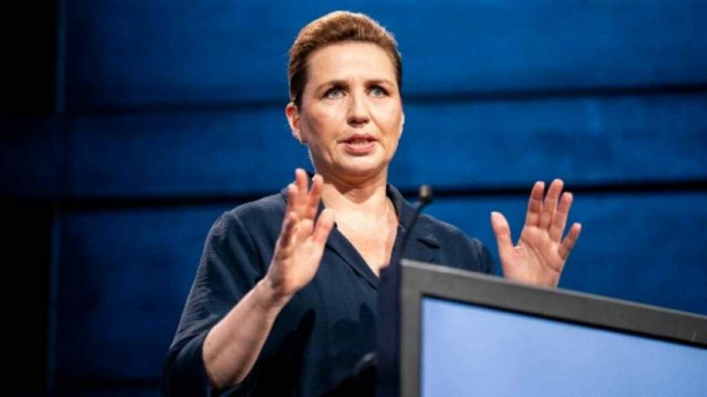 La primera ministra danesa, Mette Frederiksen, dijo que todavía no está en su “mejor condición” después de haber sido agredida en la calle. Foto: AFP