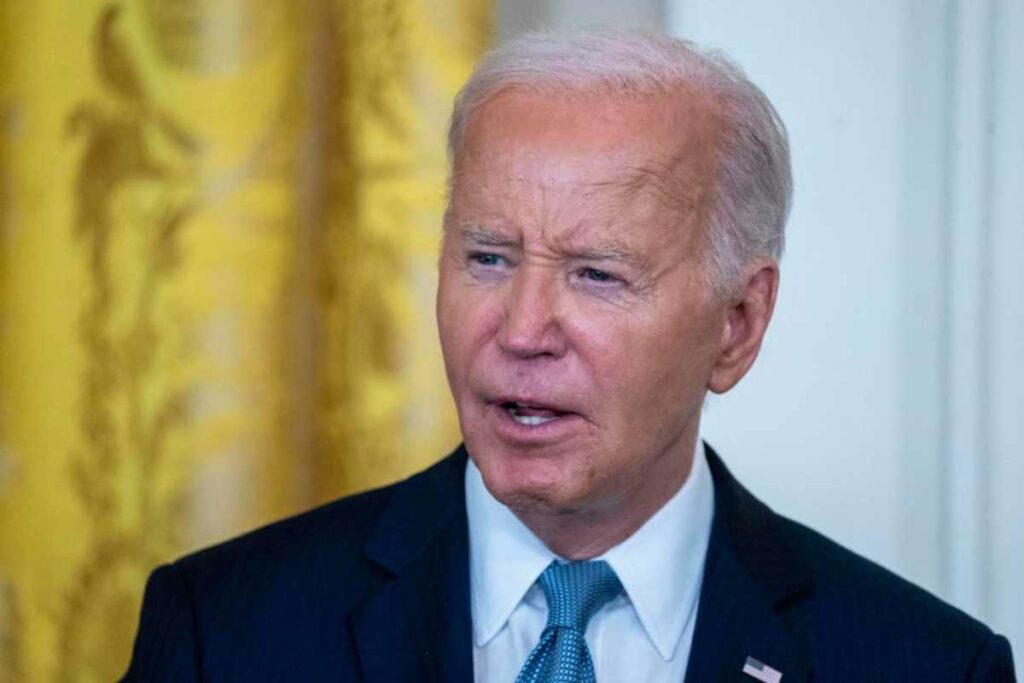 El presidente Joe Biden continúa el día de la fiesta nacional estadounidense, multiplicando las intervenciones. Foto: AFP