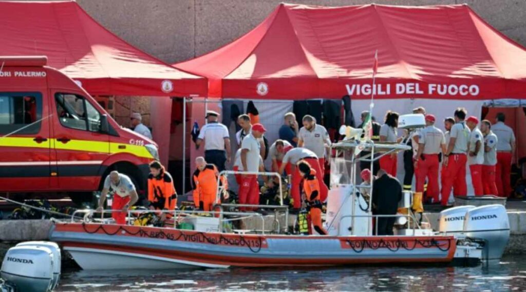 Cuatro cuerpos fueron hallados entre los restos del yate de lujo del magnate británico de la tecnología Mike Lynch que se hundió en Sicilia.