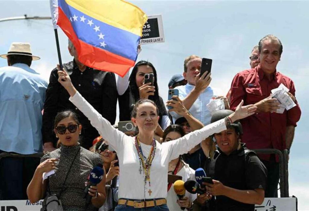 La líder opositora venezolana María Corina Machado figura entre los tres finalistas para el premio Václav Havel del Consejo de Europa.