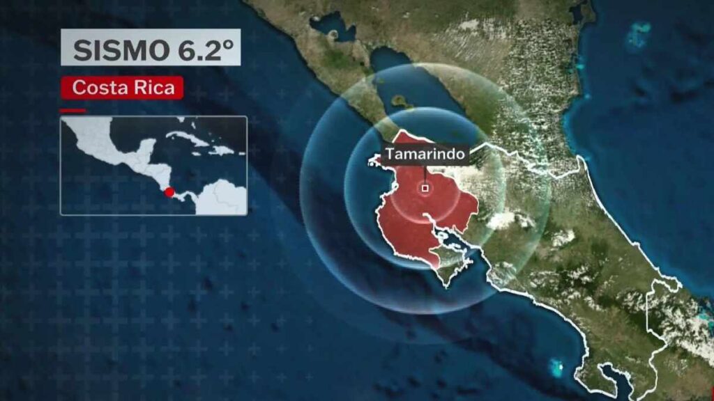 Las autoridades de Costa Rica no han informado sobre posibles víctimas ni daños materiales