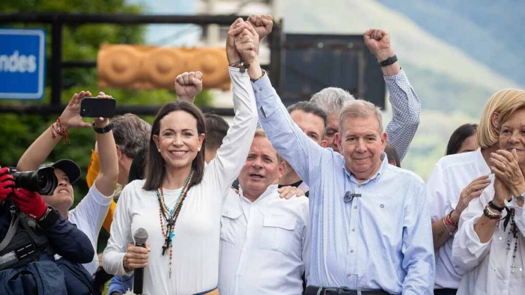 Los venezolanos María Corina Machado y Edmundo González Urrutia quedaron entre los finalistas al premio Sájarov a la Libertad de Conciencia de 2024.
