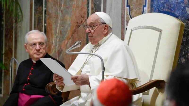 El papa Francisco denunció la “prepotencia del invasor” en Ucrania y en “Palestina”, una inusual toma de posición contra la política israelí.