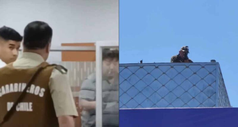 Carabineros iniciaron un procedimiento por secuestro, luego de que el sujeto amenazara con un arma blanca a una trabajadora.