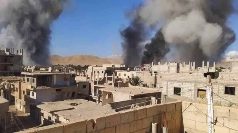 El balance de los bombardeos israelíes contra grupos proiraníes en la ciudad de Palmira, en el centro de Siria, subió a 92 muertos.