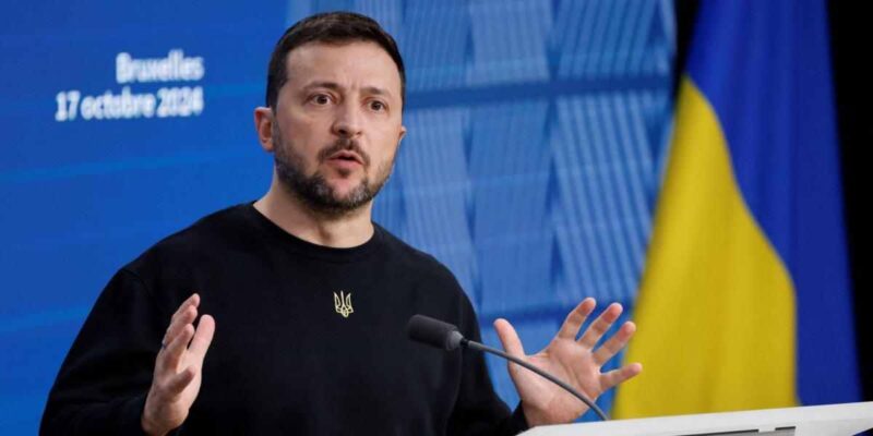El presidente ucraniano, Volodimir Zelenski, advirtió que hacer cualquier concesión sobre Ucrania al Kremlin para detener el conflicto sería "inaceptable" para Europa.
