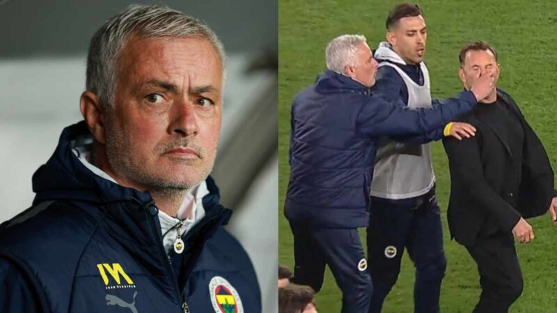 El entrenador turco terminó doliéndose tendido sobre el césped, según los medios turcos.