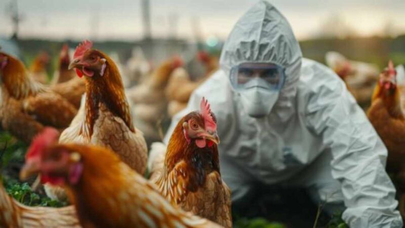 La gripe aviar se propagó como nunca antes lo había hecho en los últimos años, provocando el sacrificio masivo de aves de corral.