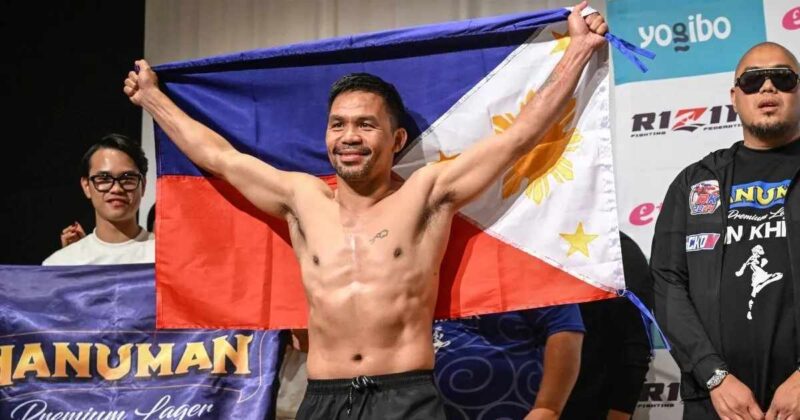 Pacquiao, quien conquistó 12 títulos mundiales en ocho divisiones distintas -una hazaña sin precedentes en la historia del boxeo-