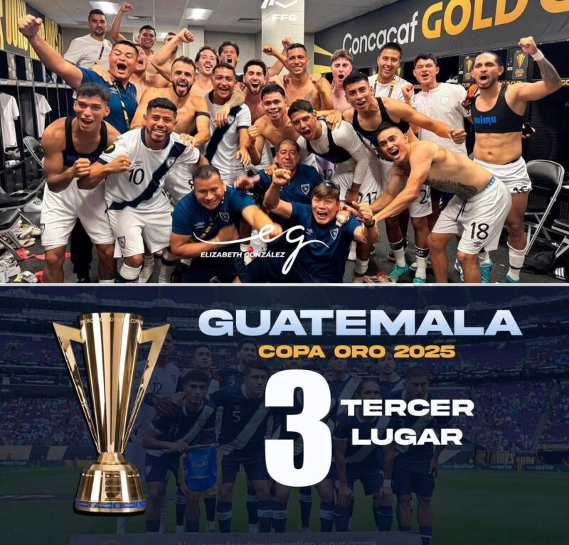 Guatemala logra tercer lugar en la Copa Oro 2025