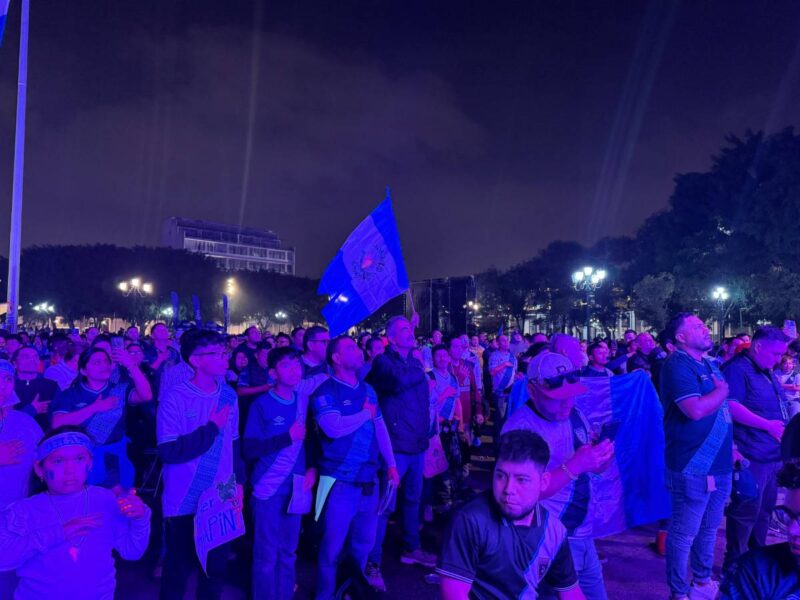 Así el ambiente desde la plaza de la constitución. FOTO TN23. 