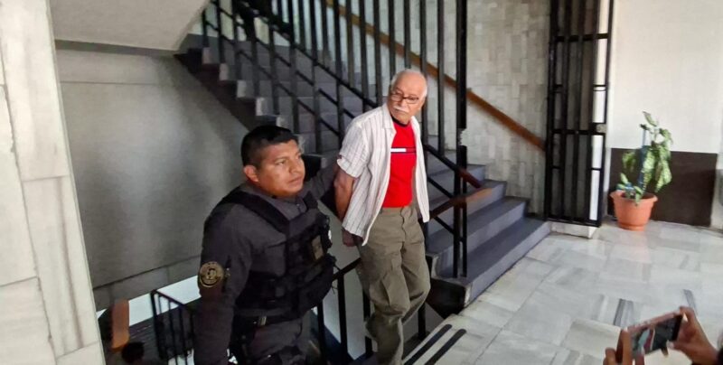 Carlos Acevedo en la audiencia de primera declaración,. FOTO TN23.