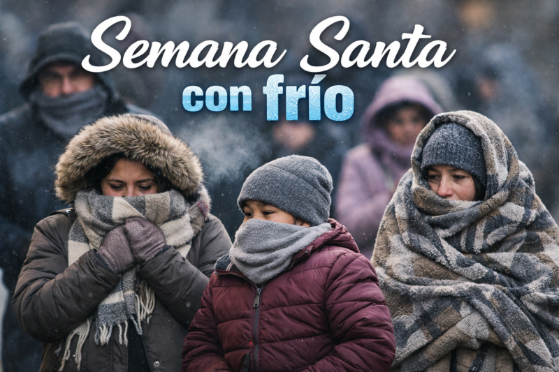 Semana Santa inicia con clima frío y condiciones variables en el país