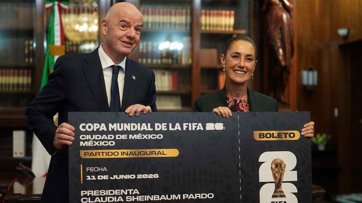 Claudia Sheinbaum anuncia encuentro con Gianni Infantino sobre el Mundial