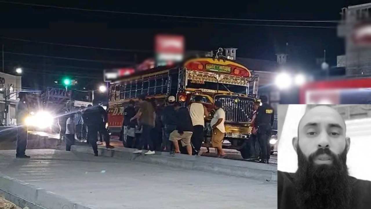 Fallece conductor de bus extraurbano que fue baleado anoche en Jutiapa
