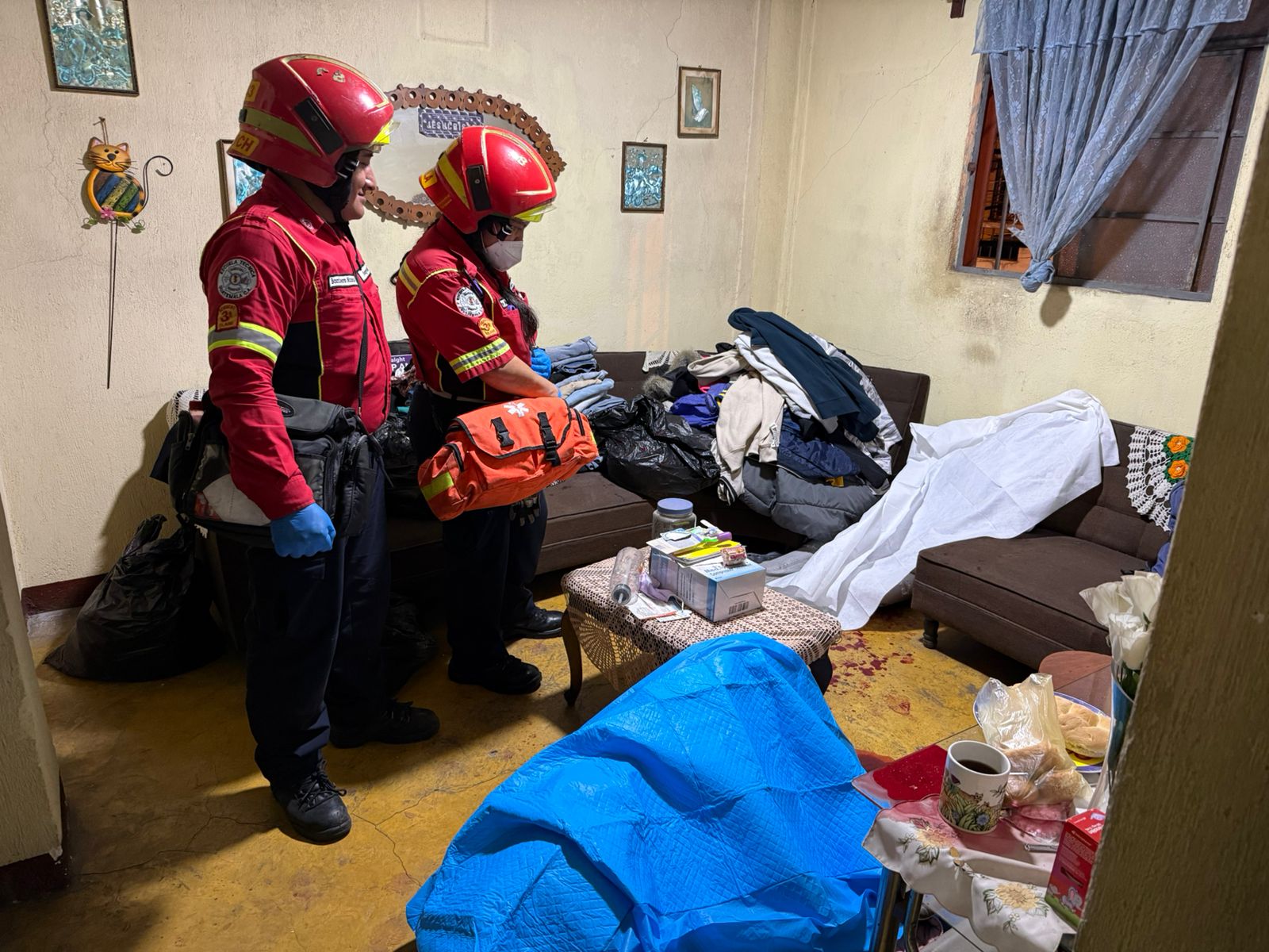 Tres fallecidos dentro de vivienda en la Quinta Samayoa
