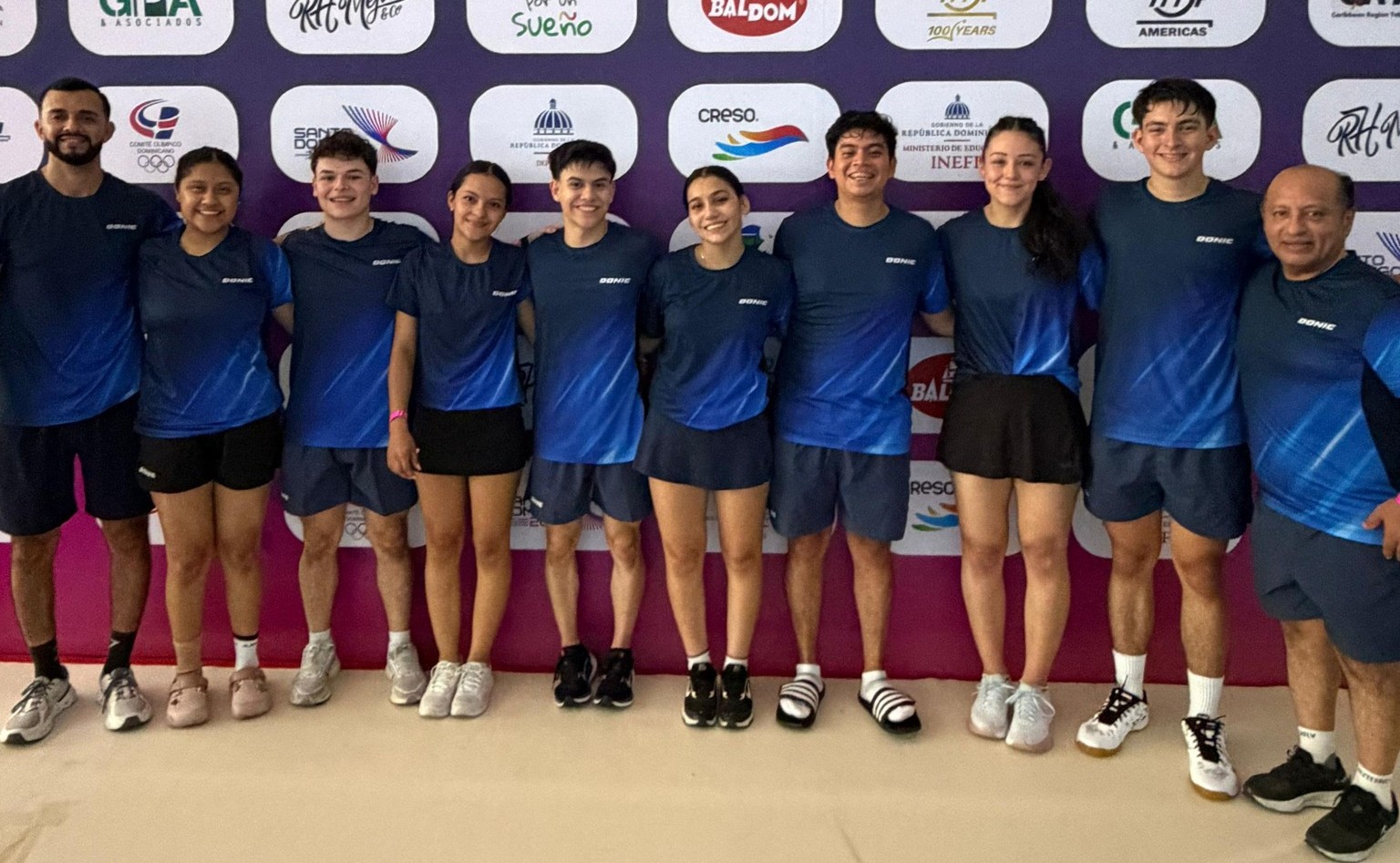 Guatemala clasifica equipos completos en tenis de mesa a juegos CA y del Caribe 2026