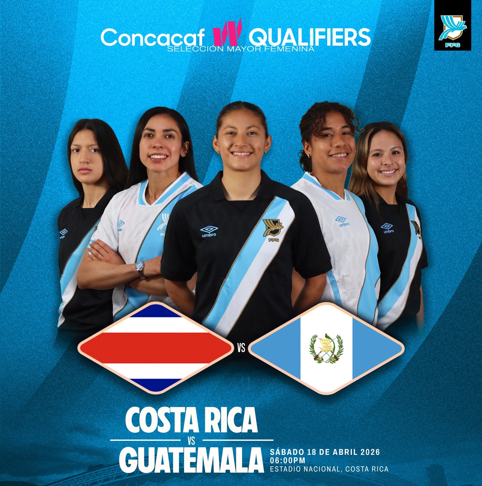 Guatemala se juega la vida ante Costa Rica en la eliminatoria femenina