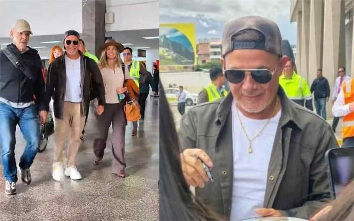 Alejandro Sanz y Stephanie Cayo coinciden en visita a sitio turístico en Perú