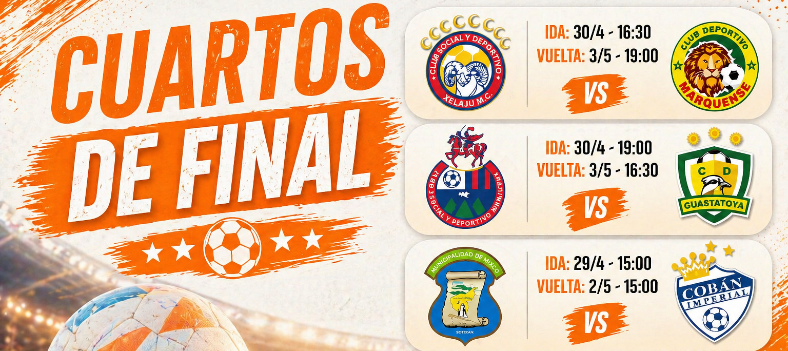 Así quedan las fechas y horarios de cuartos de final de la Liga Nacional