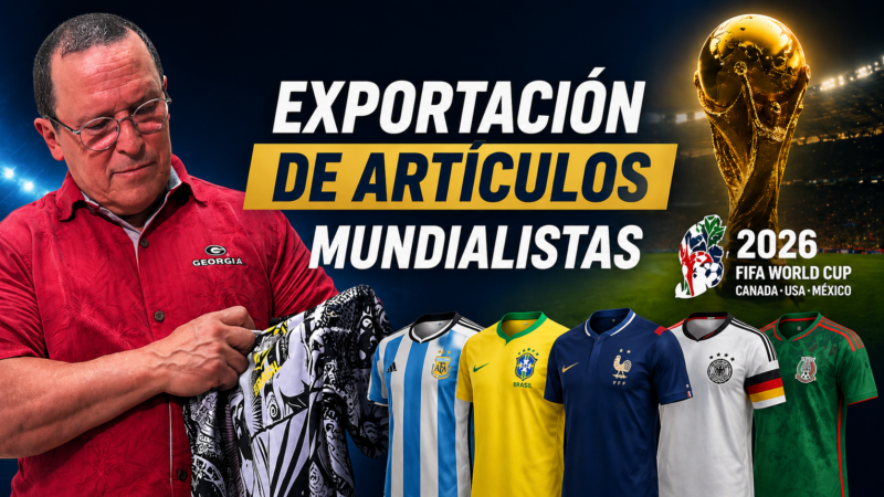 Industria textil de activa ante demanda de prendas mundialistas