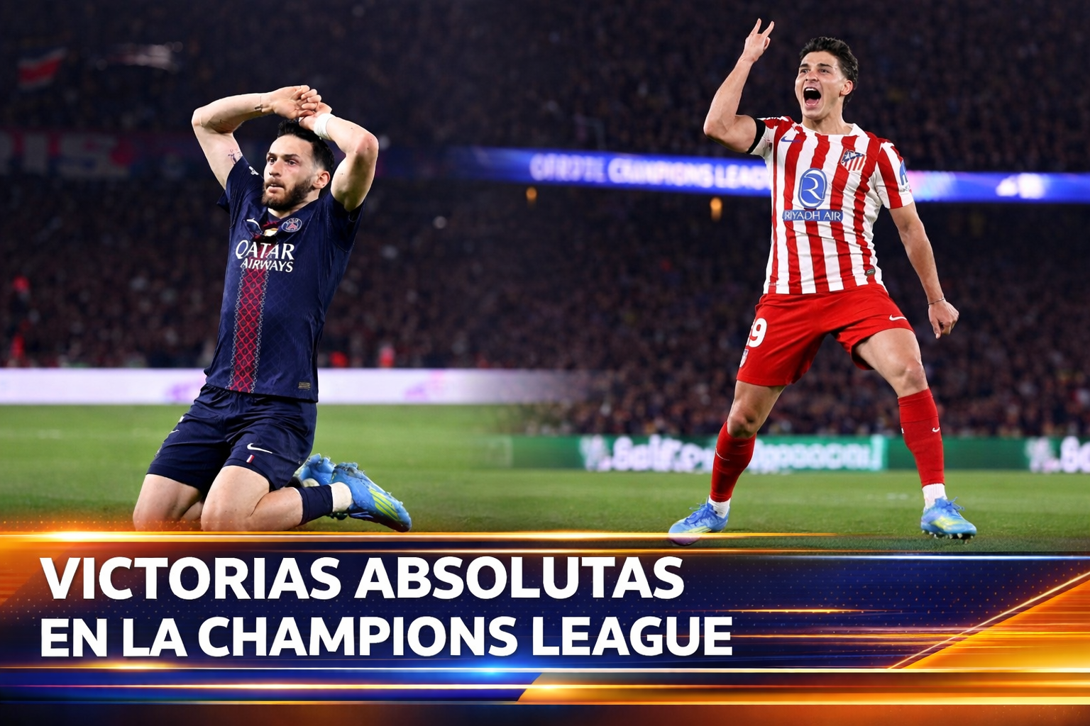 Atlético silencia el Camp Nou y PSG impone condiciones