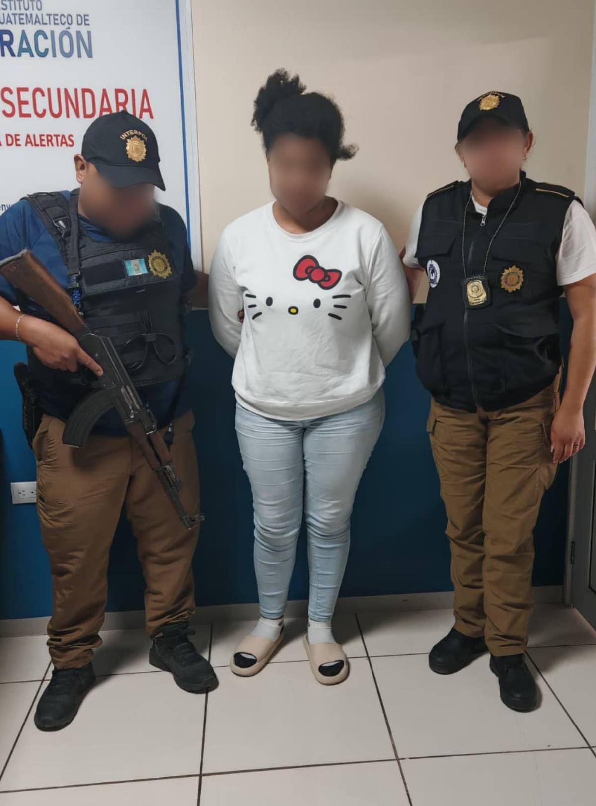 Guatemalteca capturada y expulsada de México