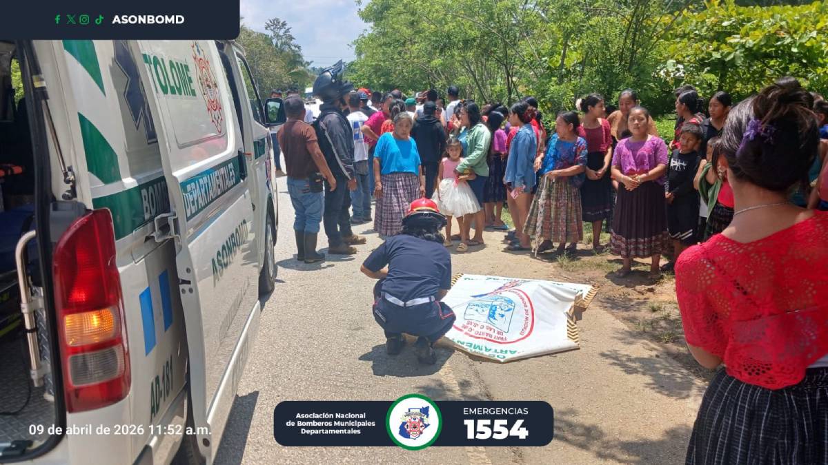 Niño muere atropellado al salir de estudiar en Alta Verapaz
