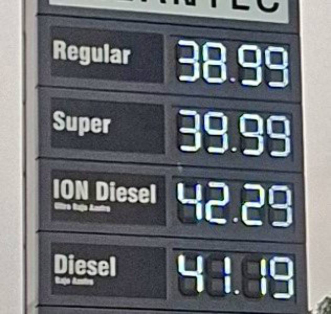 Sube el precio del combustible a días de que inicie el subsidio
