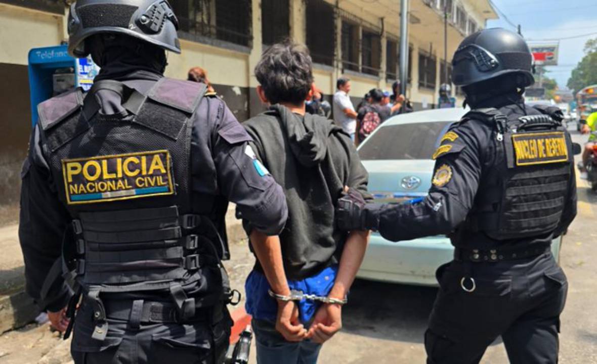 Escuintla: Capturan a presunto asaltante de estudiantes