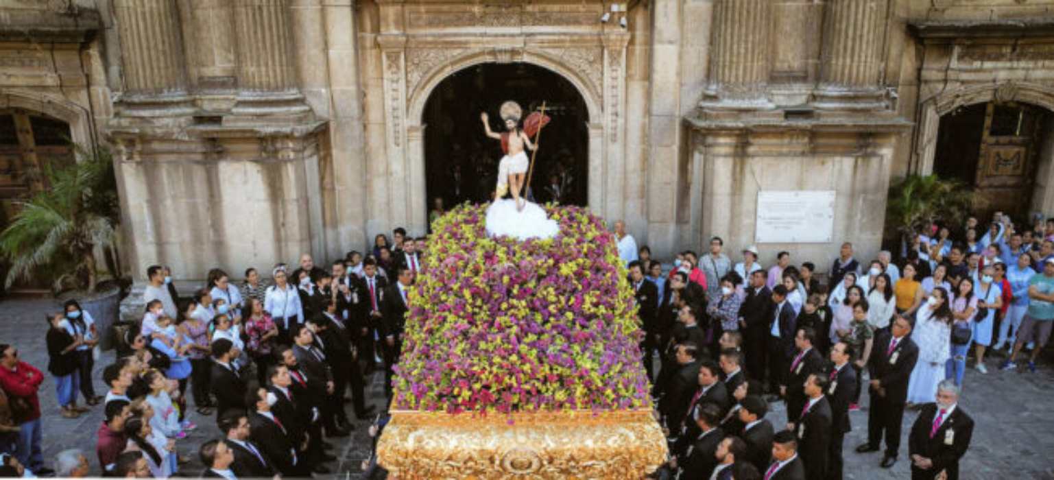 Guatemaltecos festejan este Domingo de Resurrección el triunfo de Jesucristo sobre la muerte