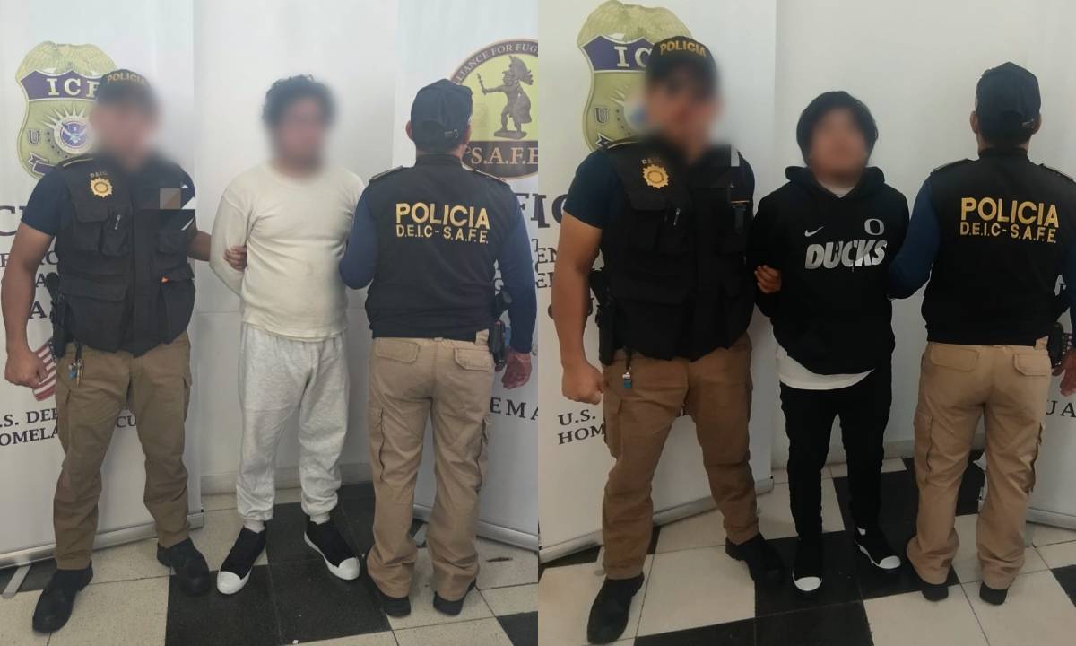 Dos guatemaltecos deportados fueron capturados en la FAG