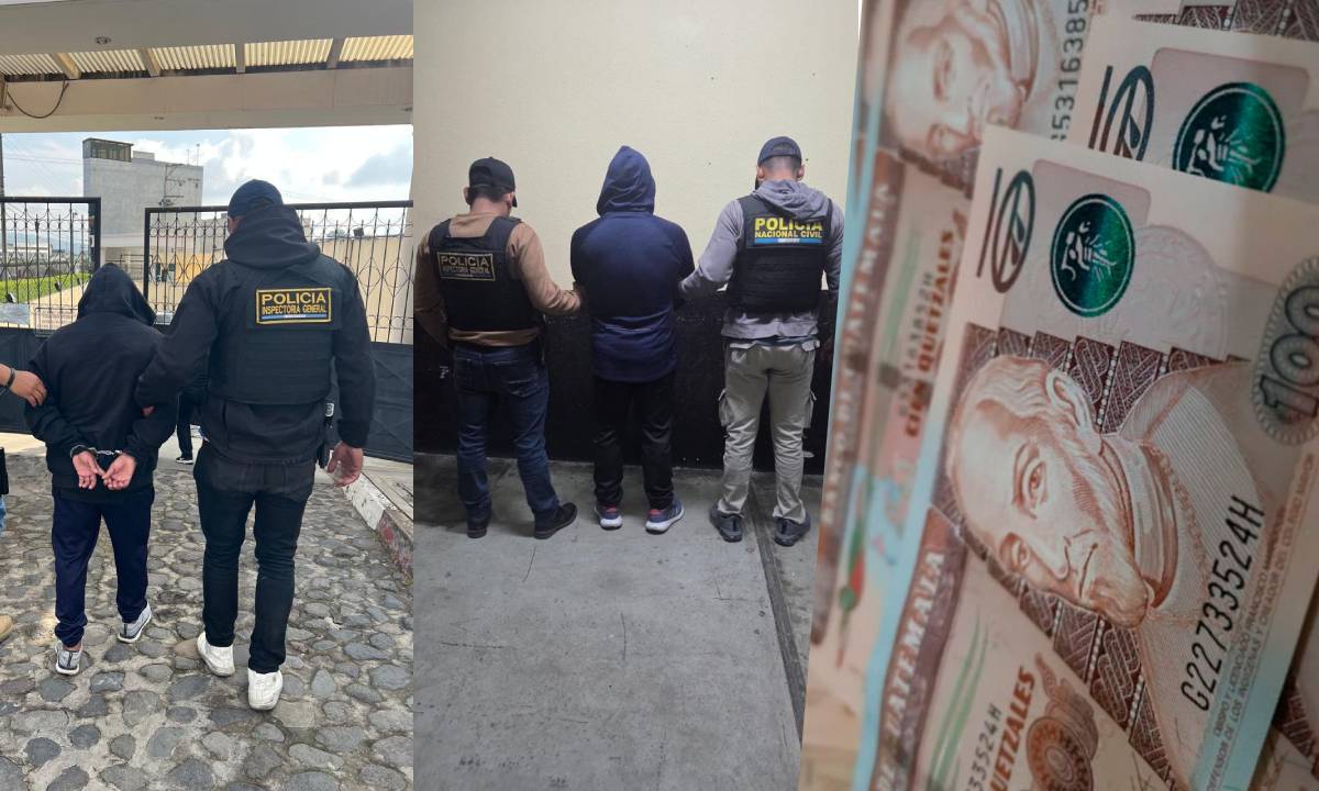 Policías capturados por supuestamente robar Q1 millón