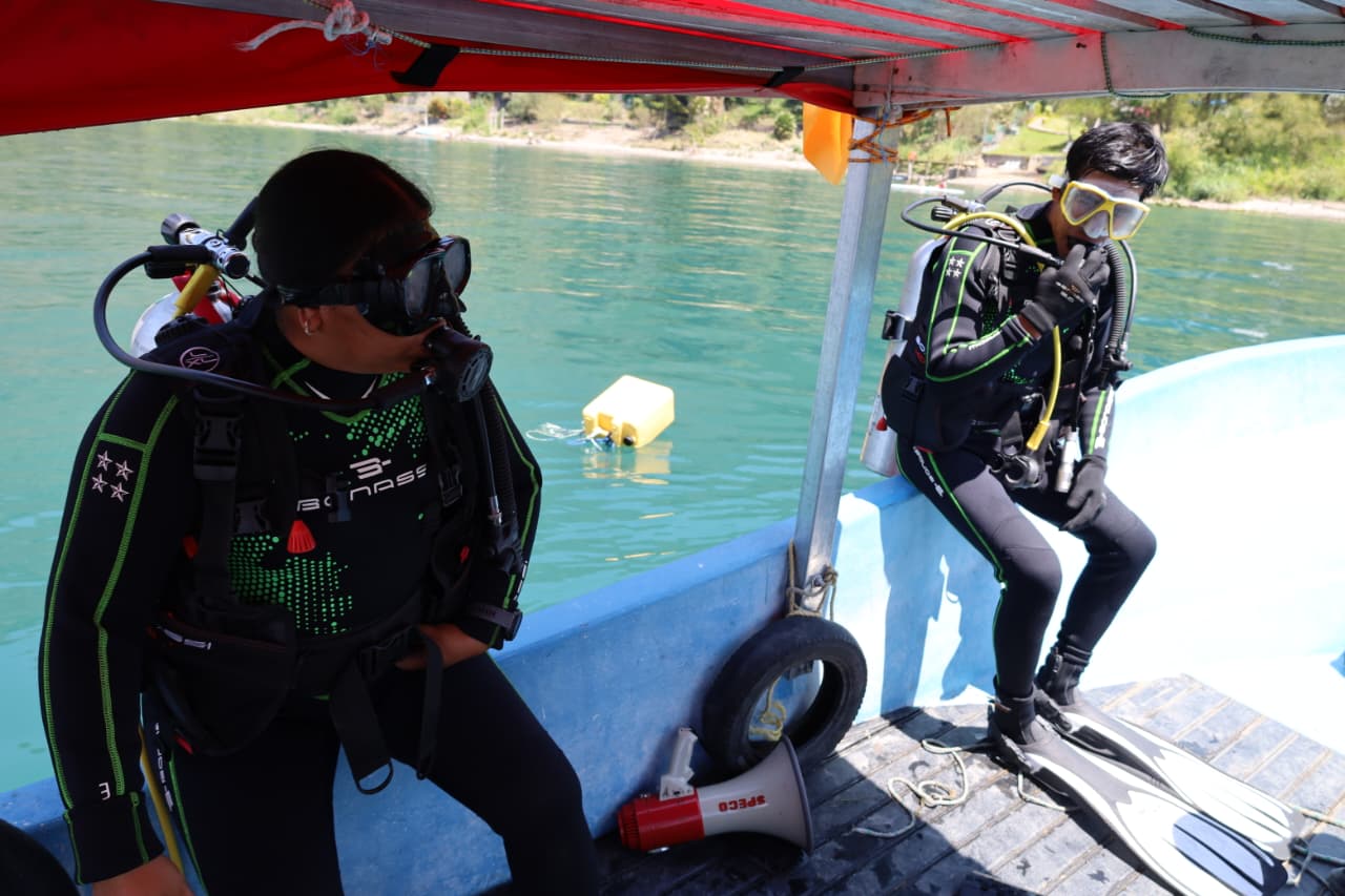 Sin resultados concluye la quinta jornada de búsqueda del joven desaparecido en el Lago de Atitlán