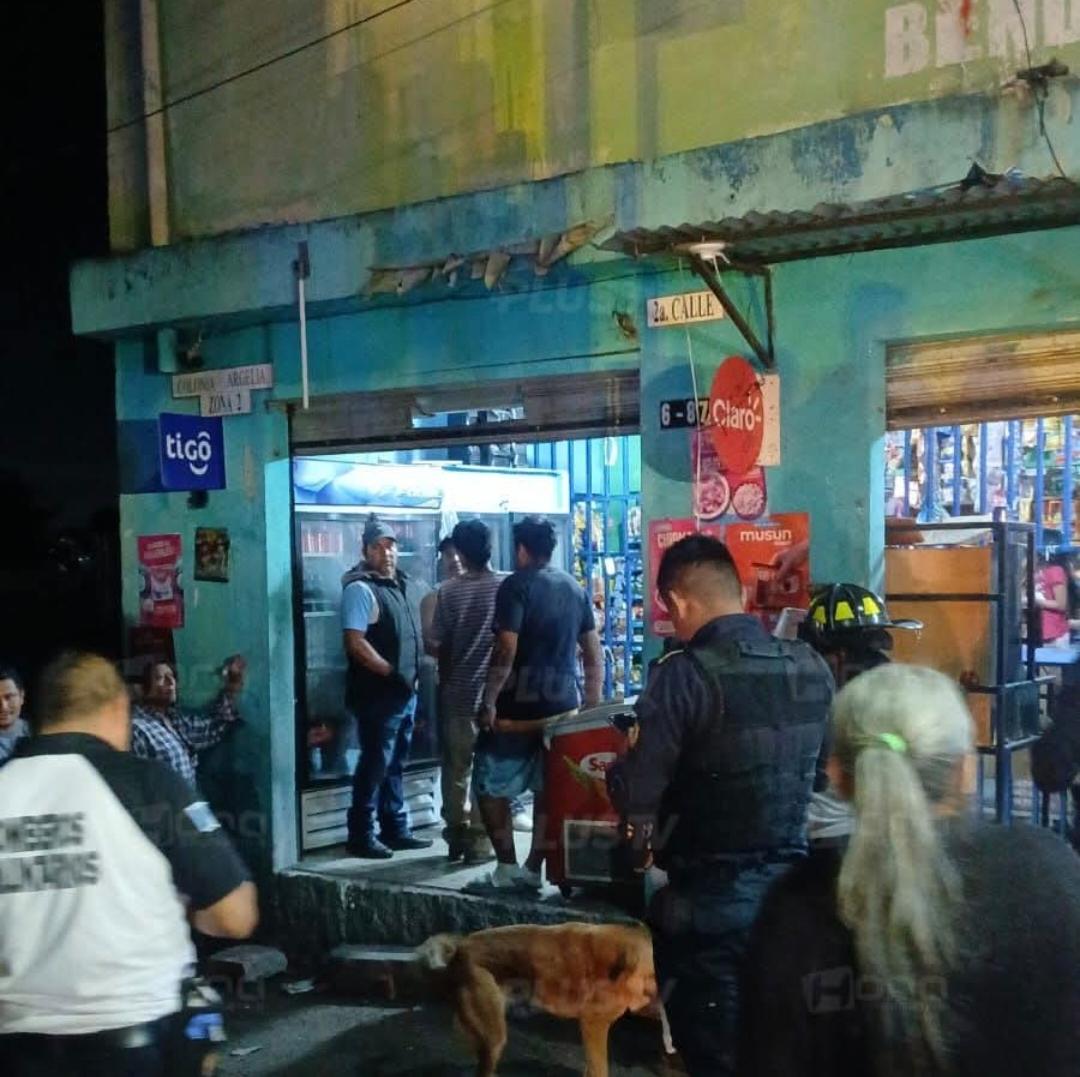 Hombre asesinado dentro de una tienda en Villa Canales
