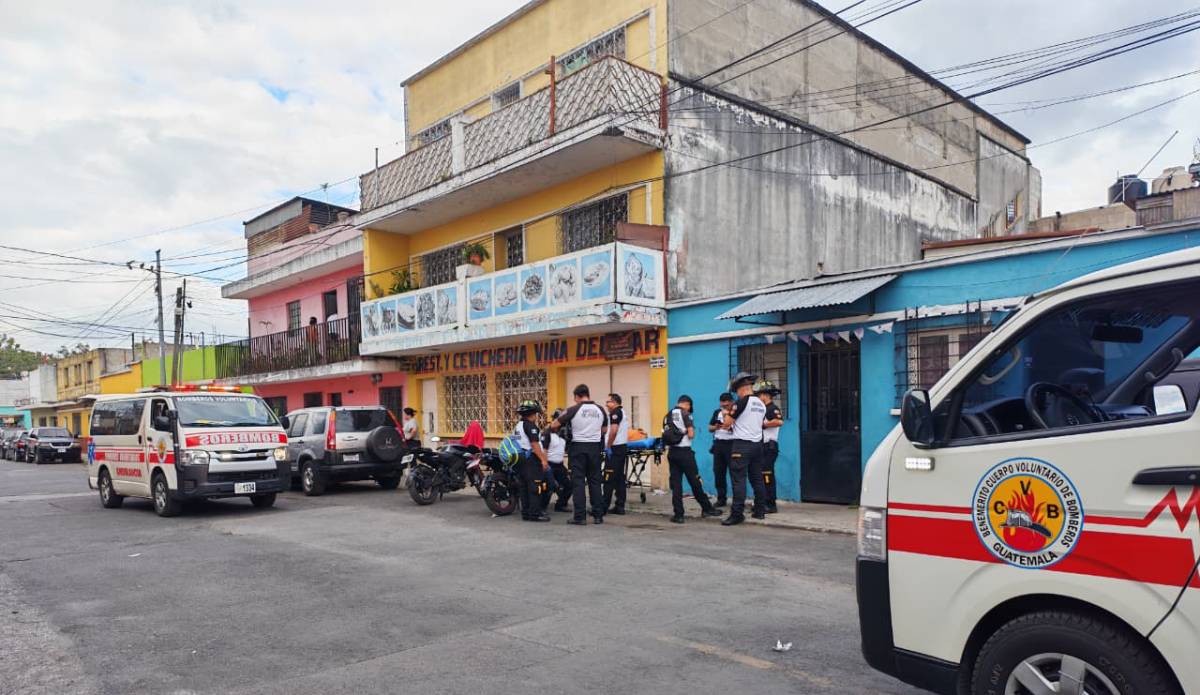 Cinco asesinados dentro de cevichería en zona 6