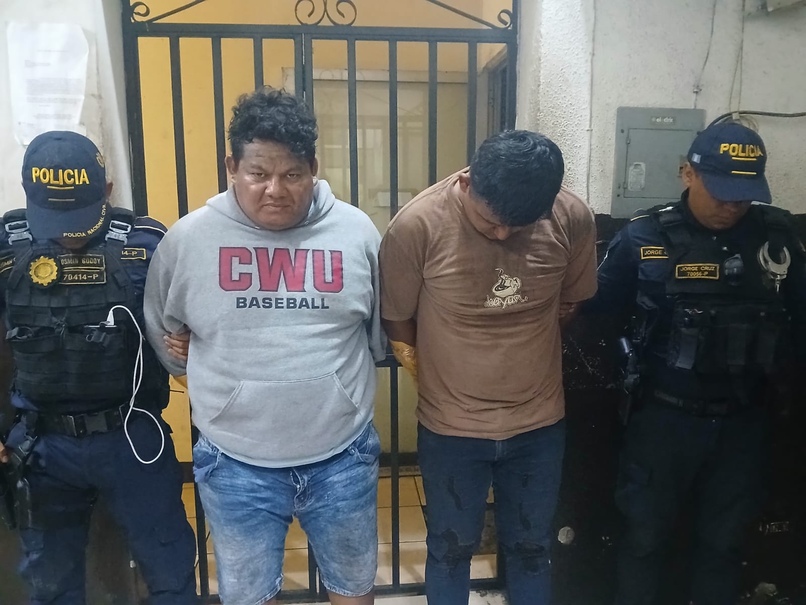 PNC captura a presuntos sicarios tras persecución en Escuintla
