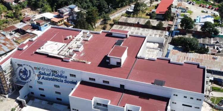Avances en el hospital de Sololá