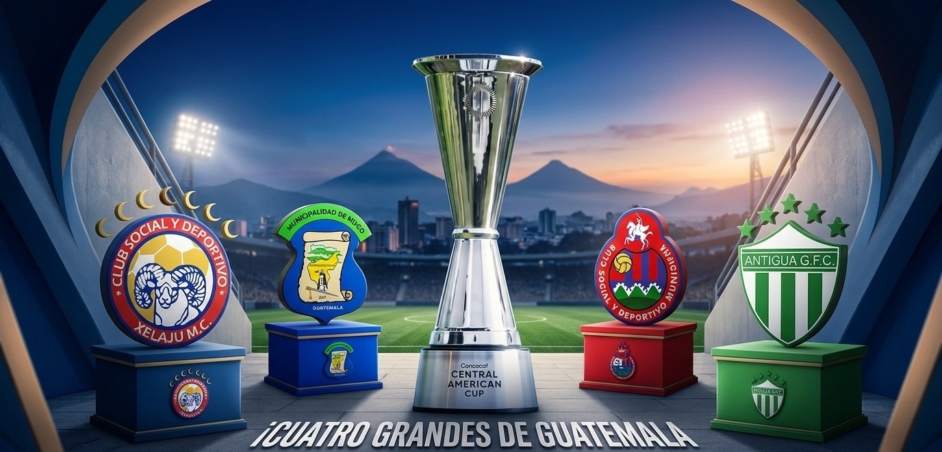 Guatemala ya tiene sus cuatro representantes para la Copa Centroamericana