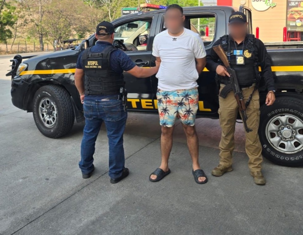 Venezolano-español capturado en Zacapa con fines de extradición a España por homicidio