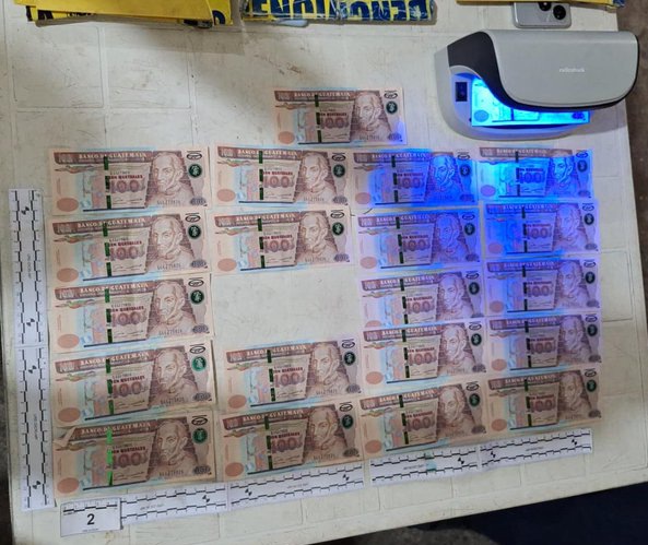 Localizan Q3 mil 240 en billetes falsos en Retalhuleu