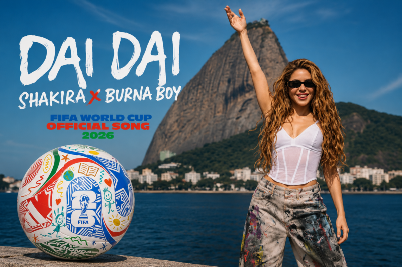 Shakira anuncia la canción oficial del Mundial 2026